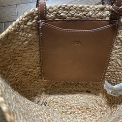 ZARA かごバッグの画像