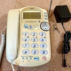 サンヨー　電話機　TEL-AW5 ナンバーディスプレイ対応の画像