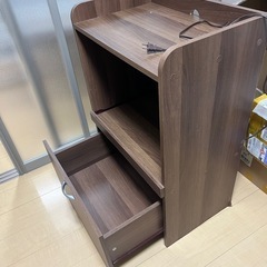 ミニ食器棚 家具棚 状態良好の画像