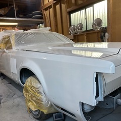 1977年リンカーンマーク5 ！バンパーカット！ステンレス左右出マフラー！の画像