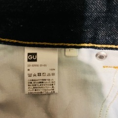 GU/デニム／美品Ｌサイズの画像