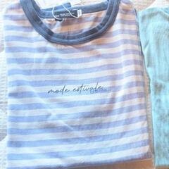 【新品】BeBe140cm ストライプ Tシャツの画像