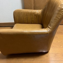 新品　未使用品　座椅子 回転 肘掛け おしゃれ 回転座椅子 肘付き 座イス こたつ ベロア 一人掛け 回転式 コンパクト座椅子 テレワーク ファブリック コンパクト 低い 一人暮らし パソコン ミニ座椅子 フェイクレザー 合皮 こたつ用 在宅ワーク CHR100212の画像