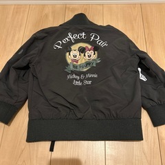 ミッキーミニーMA-1子供服の画像