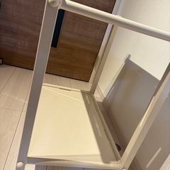 中古　高田ベッド製作所 LSワゴン(キャスター無) 幅55×奥行36×高さ70cm 白 の画像