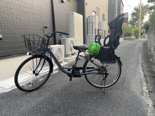 グ*ス様 電動アシスト自転車 チャイルドシート付き　電動自転車　引き取りのみ ヘッドレスト付チャイルドシート搭載TDH-408L PELTECH 子供乗せ