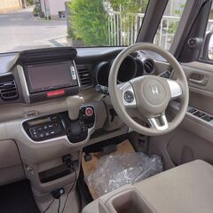 H26y　N-BOX　禁煙車　スマートキー　ナビ　パワースライドドア　３７.８万円の画像