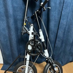 格好良い畳み自転車の画像