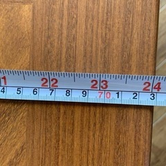 中古　木目調折りたたみ座卓 座椅子(大&小)セットの画像
