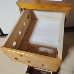 ワゴン 木製の画像