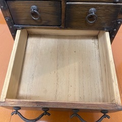 薬箪笥 整理棚 収納 箱 漢方 掘り出し物 引出し チェスト ヴィンテージ レアの画像