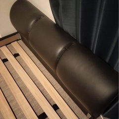 【至急】セミダブルベッド　マットレス付きの画像