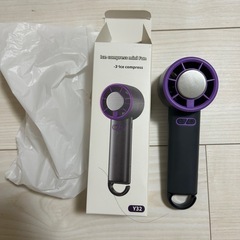 冷却プレート付き　携帯扇風機　新品未使用の画像