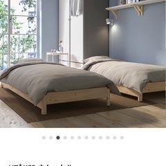 IKEA ウトーケル　ベットフレーム　一台の画像