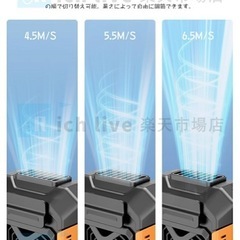腰掛け扇風機　新品未使用の画像