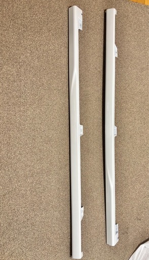 新品　N-BOXカスタム　純正サイドスカート/サイドステップ　JF6 プラチナホワイト・パール