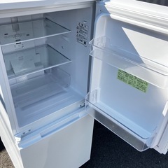 SHARP 冷蔵庫 SJ-D15GJ-W 152Lの画像