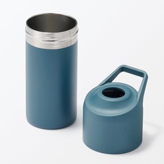 無印良品 冷やしたまま持ち運べる ペットボトル用保冷ホルダー ・ダークブルー 500ー650mL用の画像
