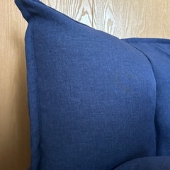 ソファー　青の画像