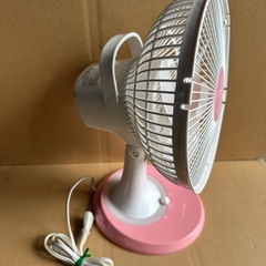 ユアサプライムス 卓上扇風機 18cm ピンク KYA-T1815PKの画像