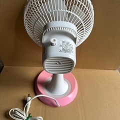 ユアサプライムス 卓上扇風機 18cm ピンク KYA-T1815PKの画像