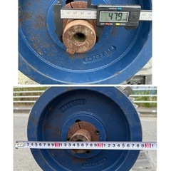 No3 東芝　TOSHIBA トウシバ　全閉モーター　モーター　FBK TIKK 三相200v 15kw 6p シャフト約48mm 重さ100kg超の画像