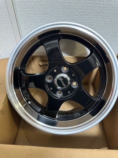 美品！！15インチ ブラックホイール 【4本セット】