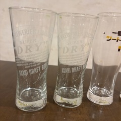 ▶︎限定品　非売品　ビールグラス  ４個セット　アサヒ　キリンの画像