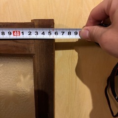 木製建具　レトロガラスの画像