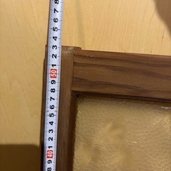 木製建具　レトロガラスの画像