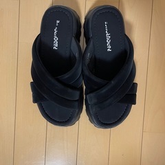 レディース　厚底サンダルの画像