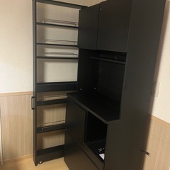 キッチン棚+隙間収納の画像
