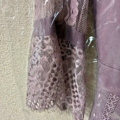 レースドレス　袖あり　結婚式　2次会　パーティドレスの画像