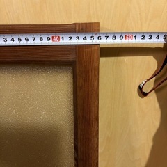 木製建具　レトロガラスの画像
