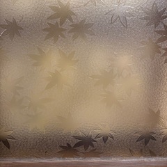 木製建具　レトロガラスの画像