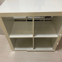 IKEAカラーボックス白の画像