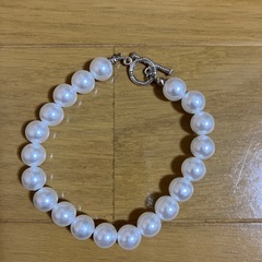 〈未使用4点〉ココナッツビーズネックレス 2個、手作りブレスレット2個の画像