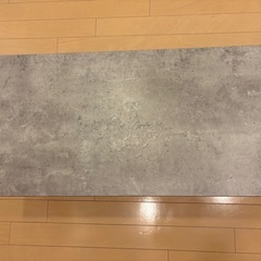 ローテーブル グレー 四角脚タイプ（楽天購入品）の画像