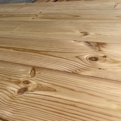 【DIYグレード大特価】信州赤松無垢フローリング無塗装品 1820×15×152(mm) 6枚入！在庫55ケースほどありますので複数の方へ販売できます。の画像