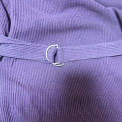 natural couture ワンピース パープル 夏服 ノースリーブ ベルトの画像