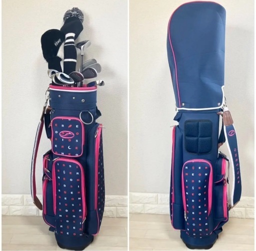 【値下】レディースゴルフセットTURUYA AXELアクセル他クラブ計12本バック付