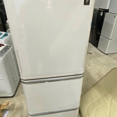  🌈福岡市内配送設置無料✨🌈シャープ SHARP 冷蔵庫（314L・どっちもドア） クリアシルバー プラズマクラスター冷蔵庫 SJ-PW31W-Sの画像