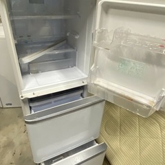  🌈福岡市内配送設置無料✨🌈シャープ SHARP 冷蔵庫（314L・どっちもドア） クリアシルバー プラズマクラスター冷蔵庫 SJ-PW31W-Sの画像