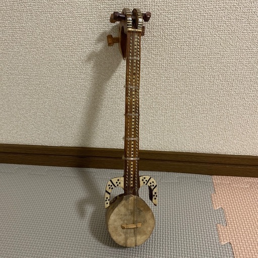 ウイグル民族楽器 ラワープ 蛇皮 民族楽器 ラワープ ウイグル民族楽器