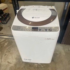  🌈福岡市内配送設置無料✨🌈全自動電気 洗濯機 シャープ SHARP ES-A70E9-N 7kgの画像