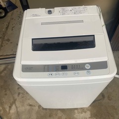  🌈福岡市内配送設置無料✨🌈LIMLIGHTリムライト 4.5kg全自動洗濯機 RHT-045W ステンレス槽 簡単操作パネルの画像