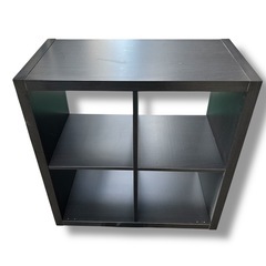 IKEA　KALLAX カラックス シェルフユニット, ブラックブラウン, 77x77 cmの画像
