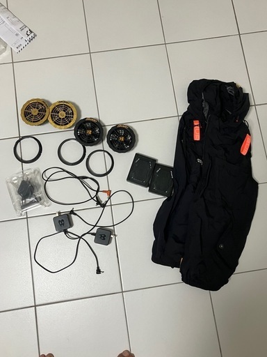 バートル22v空調服ファンセット