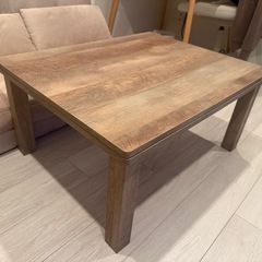 【三軒茶屋受け取り限定】こたつ布団セット75x60cm ブラウンの画像