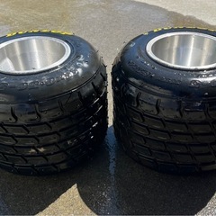 【DUNLOP製】 レーシングカート用 タイヤ 4本セットの画像